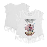 Colorado Rockies Tiny Turnip Girls Youth Mermaid Fringe T-Shirt - MLB T-shirts