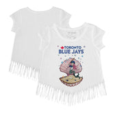 Toronto Blue Jays Tiny Turnip Girls Youth Mermaid Fringe T-Shirt - MLB T-shirts