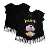 Pittsburgh Pirates Tiny Turnip Girls Youth Mermaid Fringe T-Shirt - MLB T-shirts