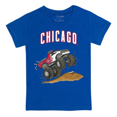 Chicago Cubs Tiny Turnip Youth Monster Truck T-Shirt - MLB T-shirts