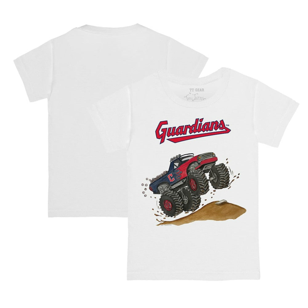 Cleveland Guardians Tiny Turnip Youth Monster Truck T-Shirt - MLB T-shirts