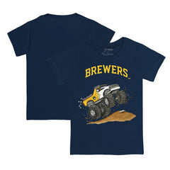 Milwaukee Brewers Tiny Turnip Youth Monster Truck T-Shirt - MLB T-shirts