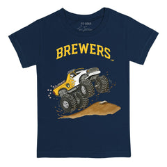 Milwaukee Brewers Tiny Turnip Youth Monster Truck T-Shirt - MLB T-shirts