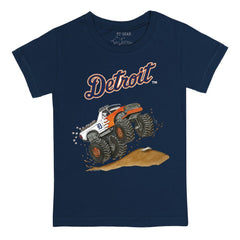 Detroit Tigers Tiny Turnip Youth Monster Truck T-Shirt - MLB T-shirts
