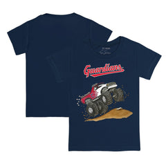 Cleveland Guardians Tiny Turnip Youth Monster Truck T-Shirt - MLB T-shirts