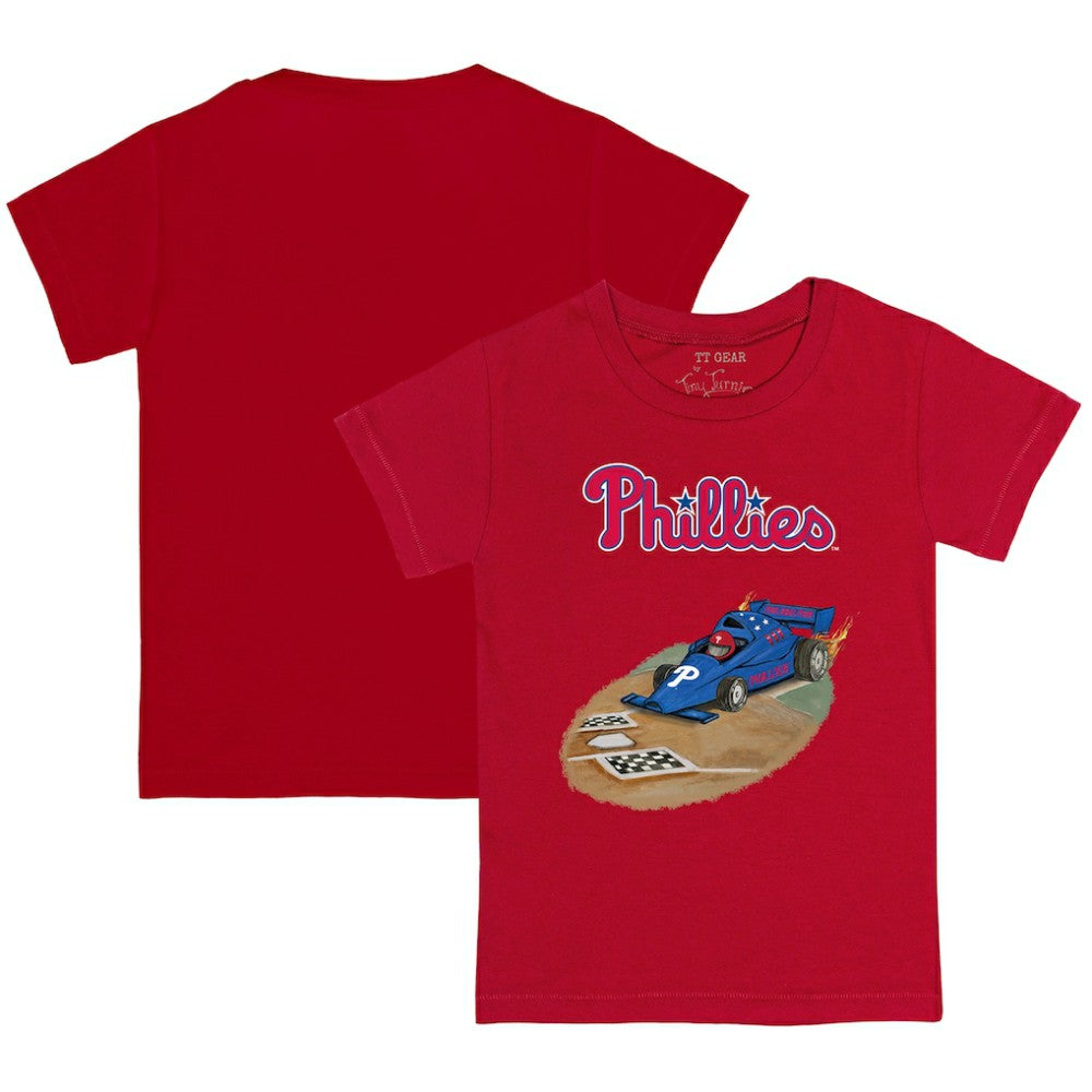 Philadelphia Phillies Tiny Turnip Youth Race Car T-Shirt - MLB T-shirts