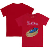 Philadelphia Phillies Tiny Turnip Youth Race Car T-Shirt - MLB T-shirts