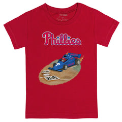 Philadelphia Phillies Tiny Turnip Youth Race Car T-Shirt - MLB T-shirts