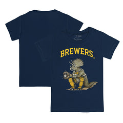 Milwaukee Brewers Tiny Turnip Youth Triceratops T-Shirt - MLB T-shirts