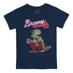 Atlanta Braves Tiny Turnip Youth Triceratops T-Shirt - MLB T-shirts
