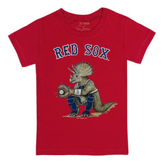 Boston Red Sox Tiny Turnip Youth Triceratops T-Shirt - MLB T-shirts