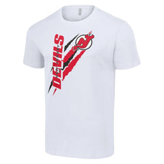 New Jersey Devils Starter Color Scratch T-Shirt - NHL T-shirts