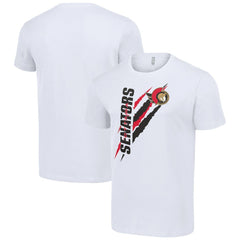 Ottawa Senators Starter Color Scratch T-Shirt - NHL T-shirts