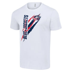 Columbus Blue Jackets Starter Color Scratch T-Shirt - NHL T-shirts