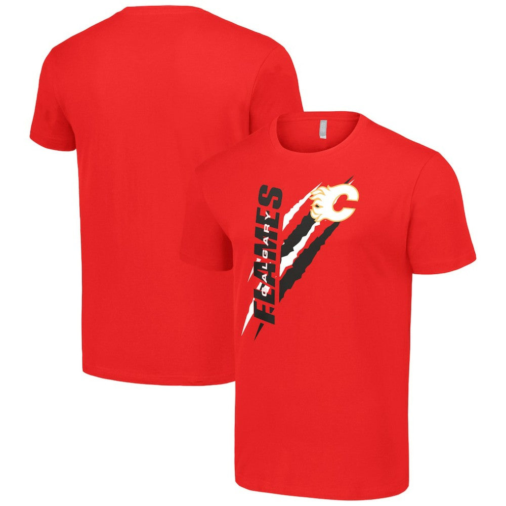 Calgary Flames Starter Color Scratch T-Shirt - NHL T-shirts