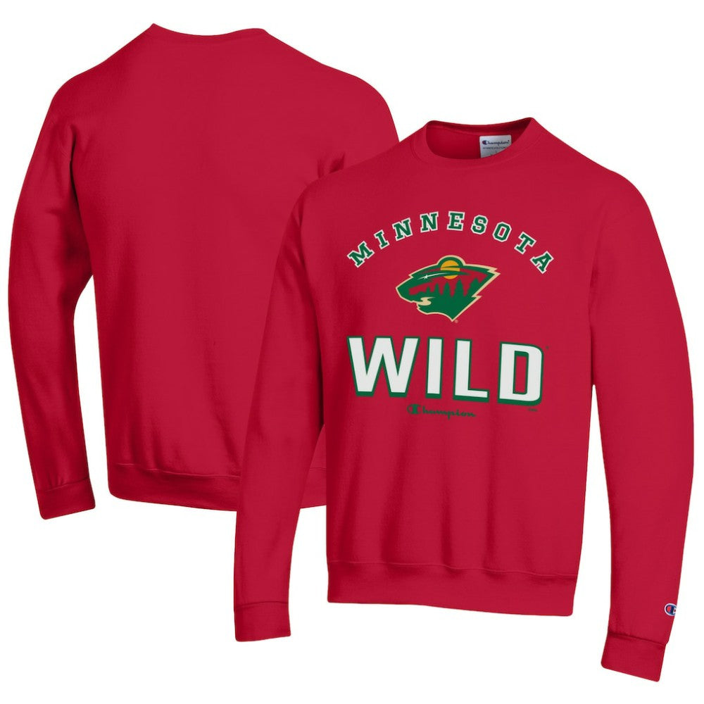 Minnesota Wild Champion Eco Powerblend Crewneck Sweatshirt - NHL Sweatshirts