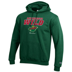 Minnesota Wild Champion Eco Powerblend Pullover Hoodie - NHL Hoodies