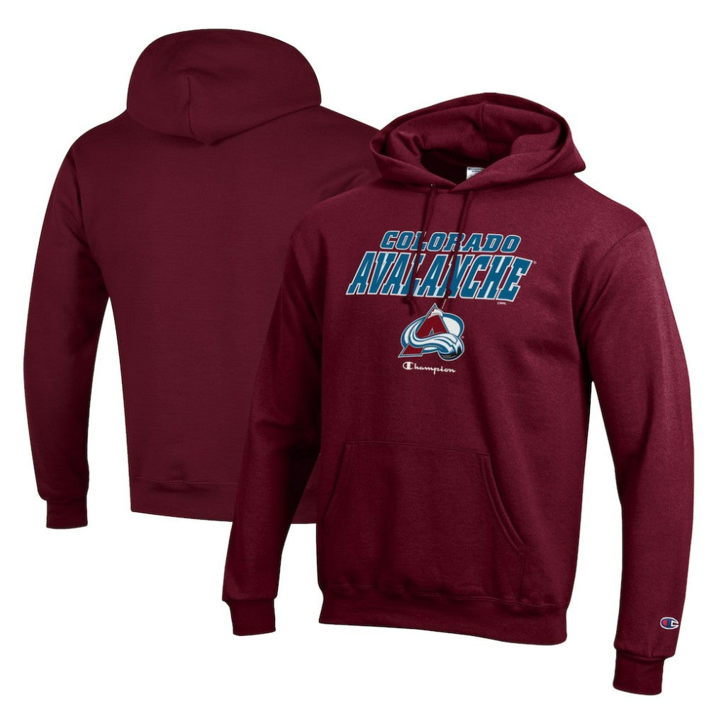 Colorado Avalanche Champion Eco Powerblend Pullover Hoodie - NHL Hoodies