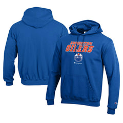 Edmonton Oilers Champion Eco Powerblend Pullover Hoodie - NHL Hoodies