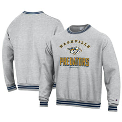 Nashville Predators Champion Reverse Weave Yarn Dye Pullover Sweatshirt - NHL Sweatshirts