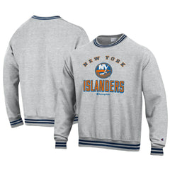 New York Islanders Champion Reverse Weave Yarn Dye Pullover Sweatshirt - NHL Sweatshirts