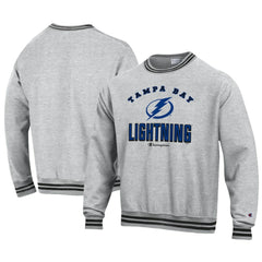 Tampa Bay Lightning Champion Reverse Weave Yarn Dye Pullover Sweatshirt - NHL Sweatshirts