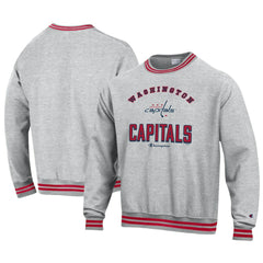 Washington Capitals Champion Reverse Weave Yarn Dye Pullover Sweatshirt - NHL Sweatshirts