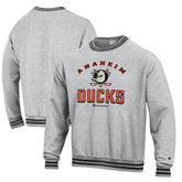 Anaheim Ducks Champion Reverse Weave Yarn Dye Pullover Sweatshirt - NHL Sweatshirts