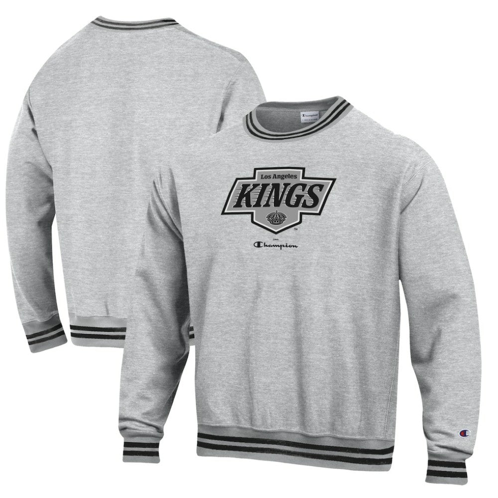 Los Angeles Kings Champion Reverse Weave Yarn Dye Pullover Sweatshirt - NHL Sweatshirts