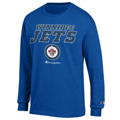 Winnipeg Jets Champion Long-Sleeve Jersey T-Shirt - NHL T-shirts
