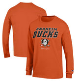 Anaheim Ducks Champion Long-Sleeve Jersey T-Shirt - NHL T-shirts
