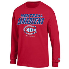 Montreal Canadiens Champion Long-Sleeve Jersey T-Shirt - NHL T-shirts