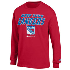 New York Rangers Champion Long-Sleeve Jersey T-Shirt - NHL T-shirts