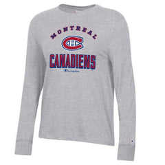 Montreal Canadiens Champion Women's Core Long Sleeve T-Shirt - NHL T-shirts