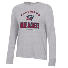 Columbus Blue Jackets Champion Women's Core Long Sleeve T-Shirt - NHL T-shirts