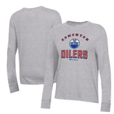 Edmonton Oilers Champion Women's Core Long Sleeve T-Shirt - NHL T-shirts