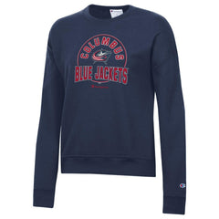 Columbus Blue Jackets Champion Women's Powerblend Pullover Sweatshirt - NHL Sweatshirts