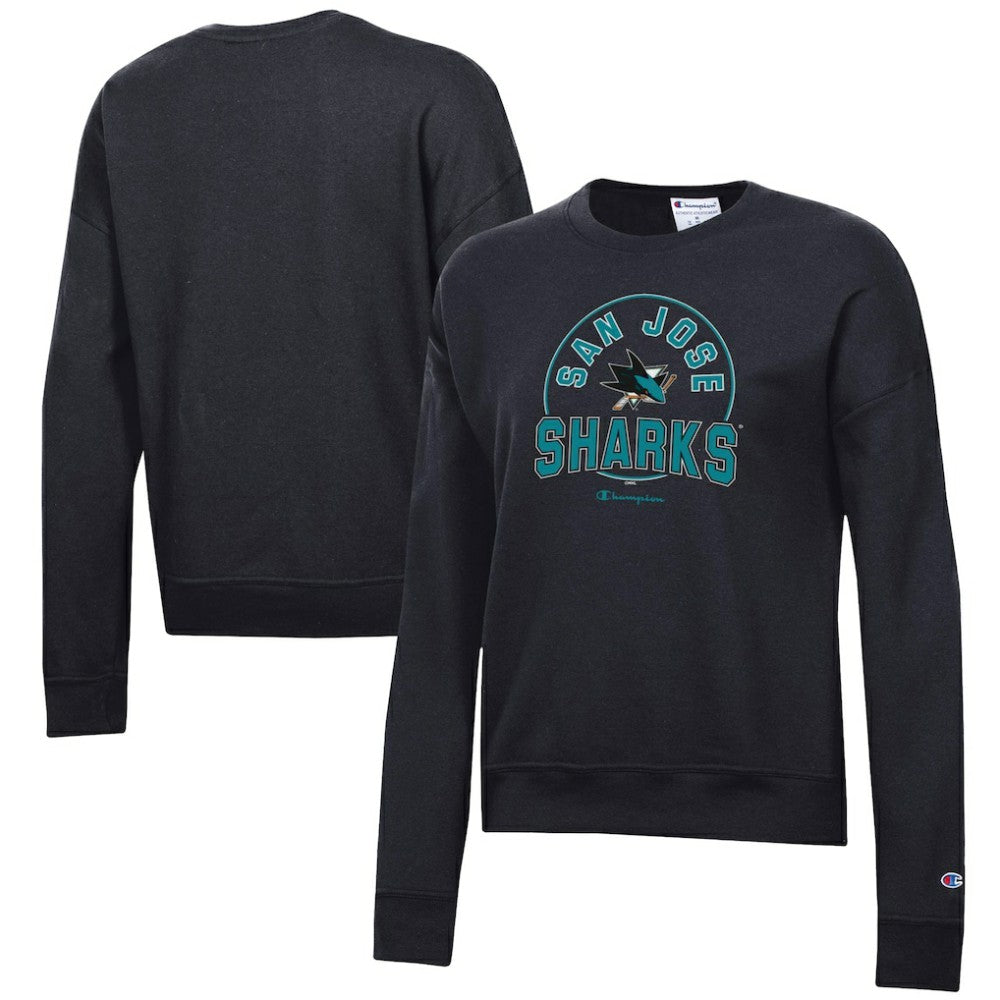 San Jose Sharks Champion Women's Powerblend Pullover Sweatshirt - NHL Sweatshirts