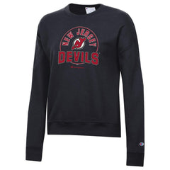 New Jersey Devils Champion Women's Powerblend Pullover Sweatshirt - NHL Sweatshirts