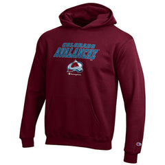Colorado Avalanche Champion Youth Eco Powerblend Pullover Hoodie - NHL Hoodies