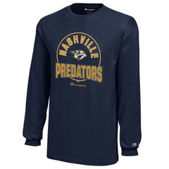 Nashville Predators Champion Youth Long-Sleeve Jersey T-Shirt - NHL T-shirts