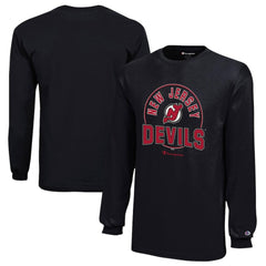 New Jersey Devils Champion Youth Long-Sleeve Jersey T-Shirt - NHL T-shirts