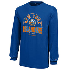 New York Islanders Champion Youth Long-Sleeve Jersey T-Shirt - NHL T-shirts