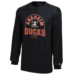 Anaheim Ducks Champion Youth Long-Sleeve Jersey T-Shirt - NHL T-shirts
