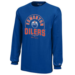 Edmonton Oilers Champion Youth Long-Sleeve Jersey T-Shirt - NHL T-shirts