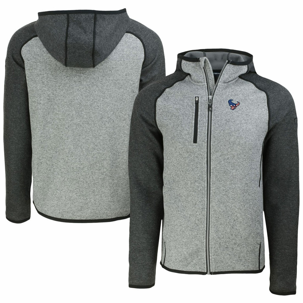 Houston Texans Cutter & Buck Americana Mainsail Full-Zip Hooded Jacket | NFL US