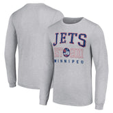 Winnipeg Jets Starter Retro Graphic Long Sleeve Crew T-Shirt - NHL T-shirts