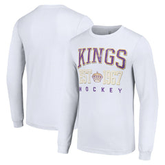 Los Angeles Kings Starter Retro Graphic Long Sleeve Crew T-Shirt - NHL T-shirts