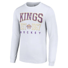 Los Angeles Kings Starter Retro Graphic Long Sleeve Crew T-Shirt - NHL T-shirts
