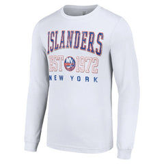 New York Islanders Starter Retro Graphic Long Sleeve Crew T-Shirt - NHL T-shirts